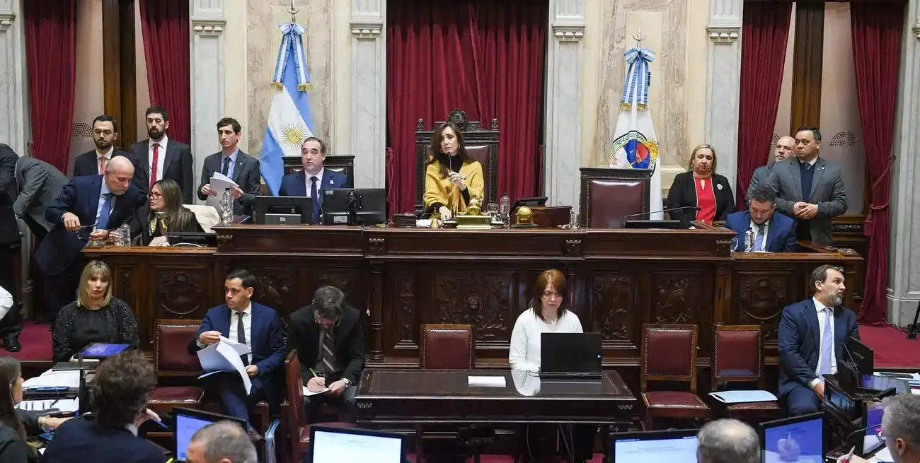 Victoria Villarruel presidirá la sesión preparatoria de este viernes, cuando jurarán las y los senadores nacionales electos.Foto: Archivo.