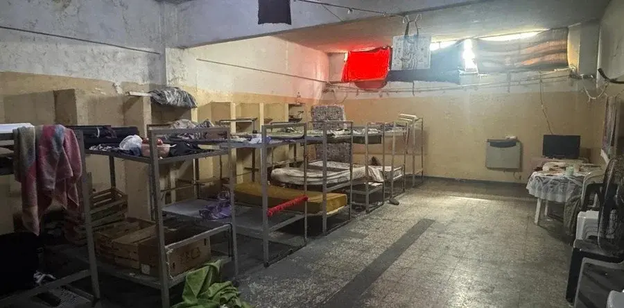 Uno de los pabellones ya vacíos de la cárcel de Villa Devoto (Clarin)