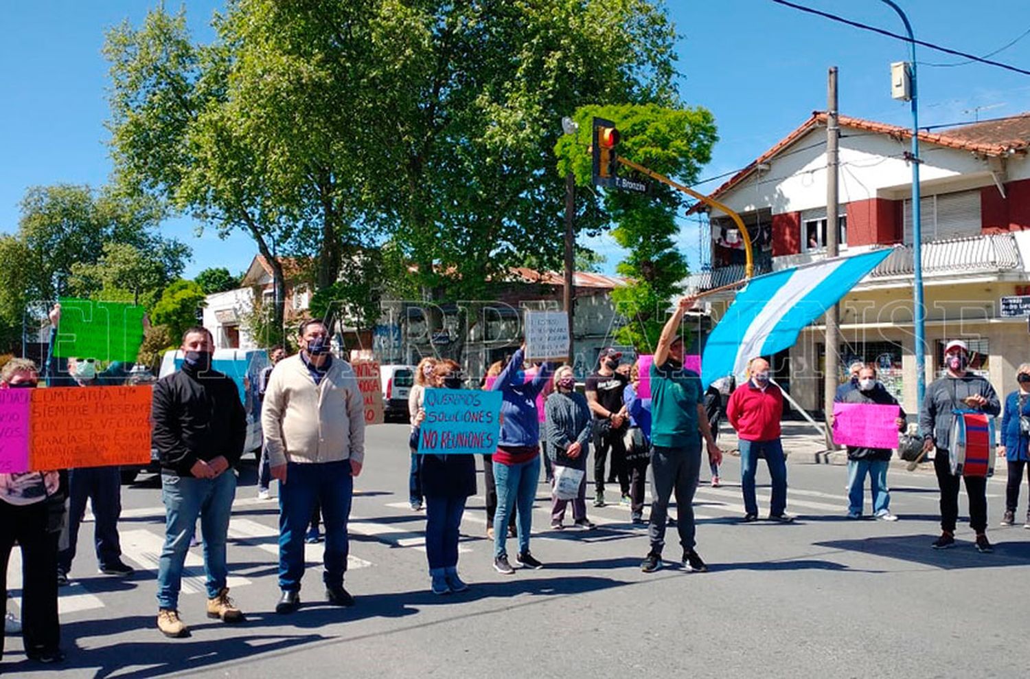 Nuevo corte en Zona Roja por la inseguridad: "Queremos soluciones, no reuniones"