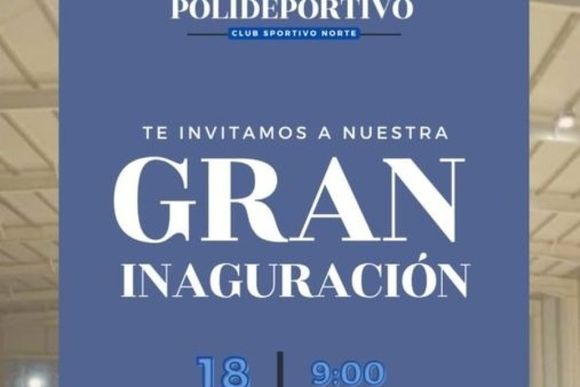 Sportivo Norte inaugura el viernes su nuevo gimnasio