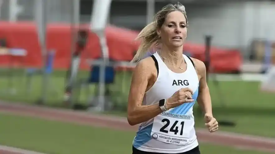 Quinteiro, ganadora de cuatro preseas con el equipo argentino master
