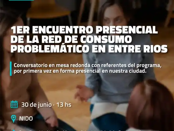 Primer encuentro presencial de la red de consumo problemático en Entre Ríos