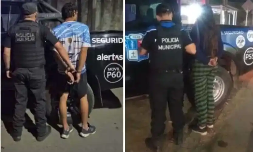 Robaron en una casa y quedaron grabados por las cámaras de seguridad