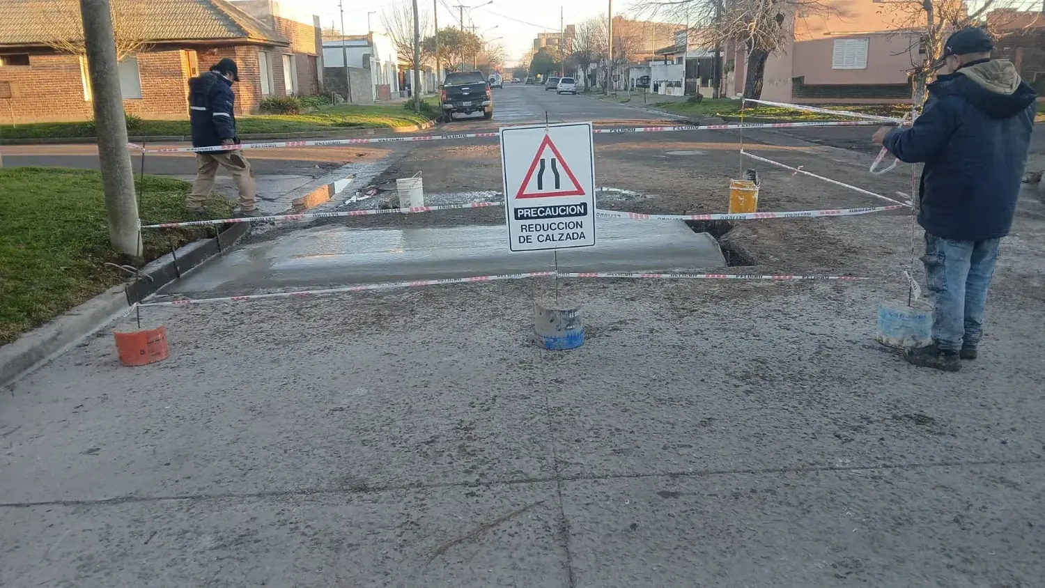 Solicitan evitar la circulación en la intersección de Dorrego y León