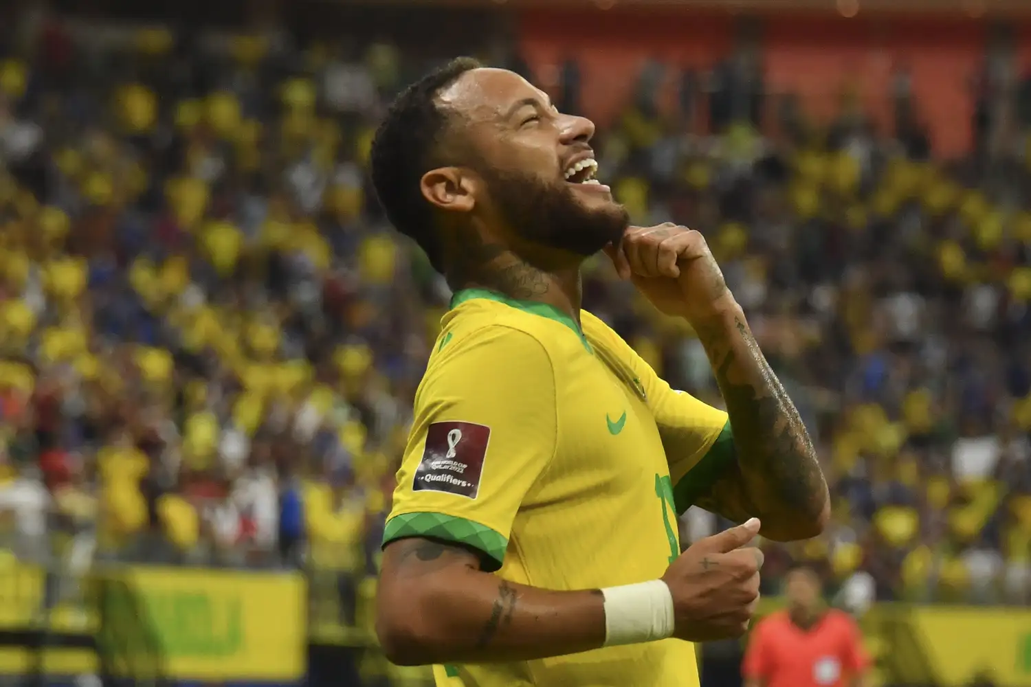 Neymar, figura del ataque brasileño.
