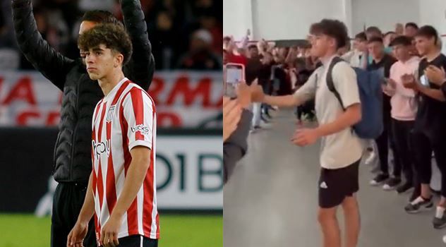 Así recibieron en la escuela al gualeguaychuense de 17 años que debutó en la primera de Estudiantes