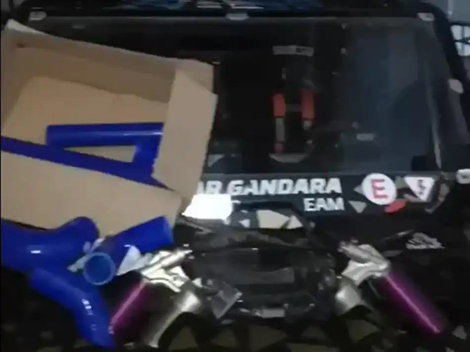 Omar Gándara fue víctima del vandalismo antes del Dakar