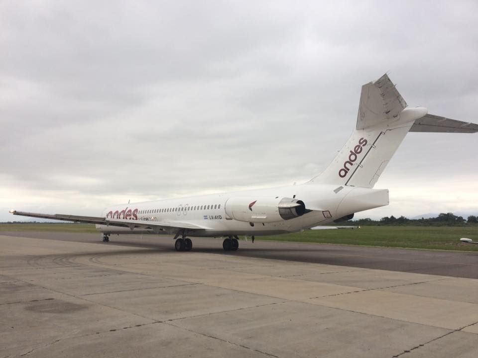 Nuevo livery de Andes Líneas Aéreas