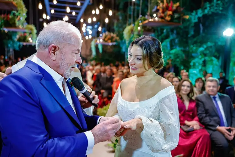 Lula contrajo matrimonio por tercera vez con Janja, una socióloga militante del PT