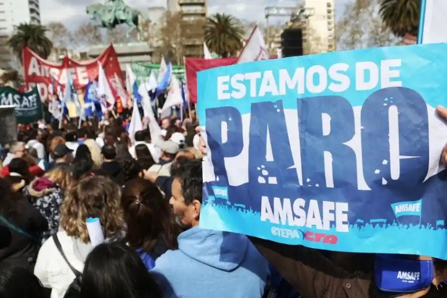 Anunciaron un paro nacional docente para el próximo jueves: Amsafé adhiere a la medida
