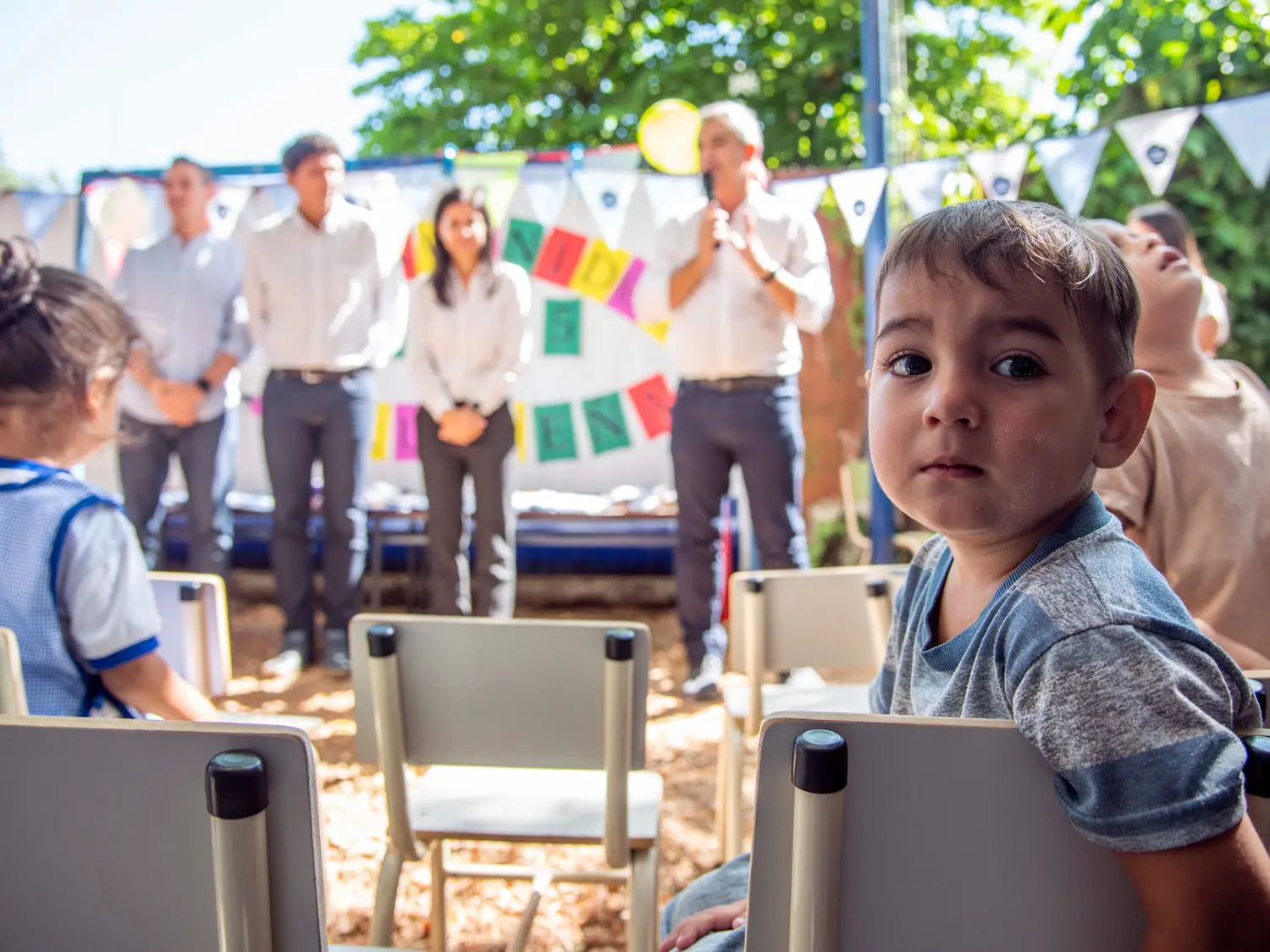 Javkin inauguró el ciclo 2025 en 45 salas de 3 años en los jardines municipales