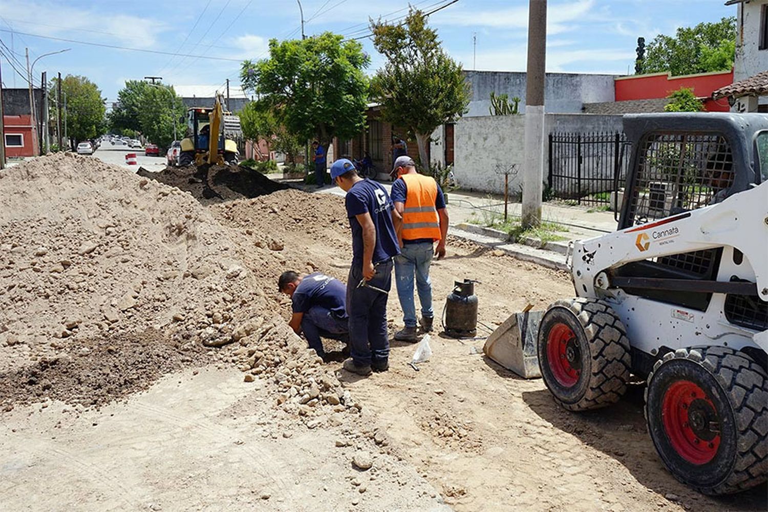Bacheo de hormigón en calle 57 y 40