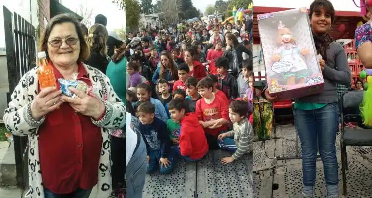 La abuela Ester, los niños  y el barrio