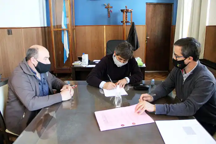 Firmaron convenio para crear un nuevo lugar de esparcimiento