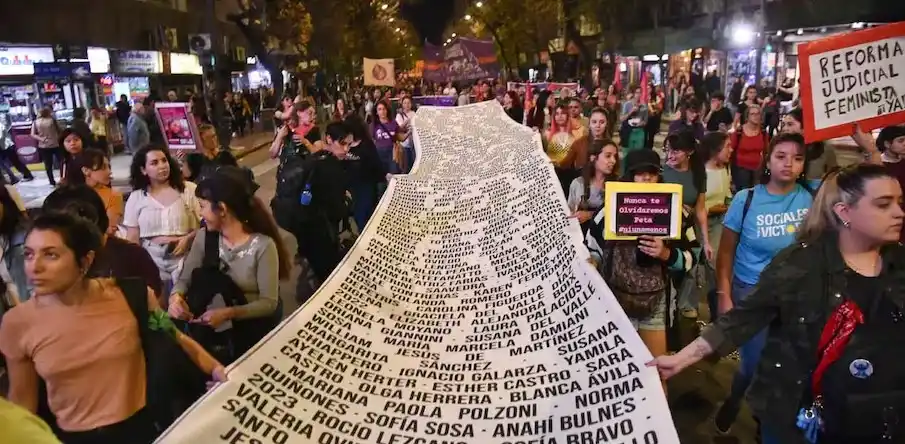 Ni Una Menos: Córdoba vivió una multitudinaria marcha contra los femicidios(Facundo Luque / La Voz)