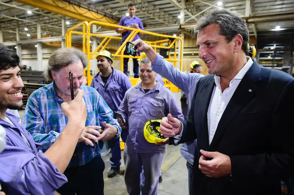 Massa se sumó a la campaña en la provincia de Santa Fe
