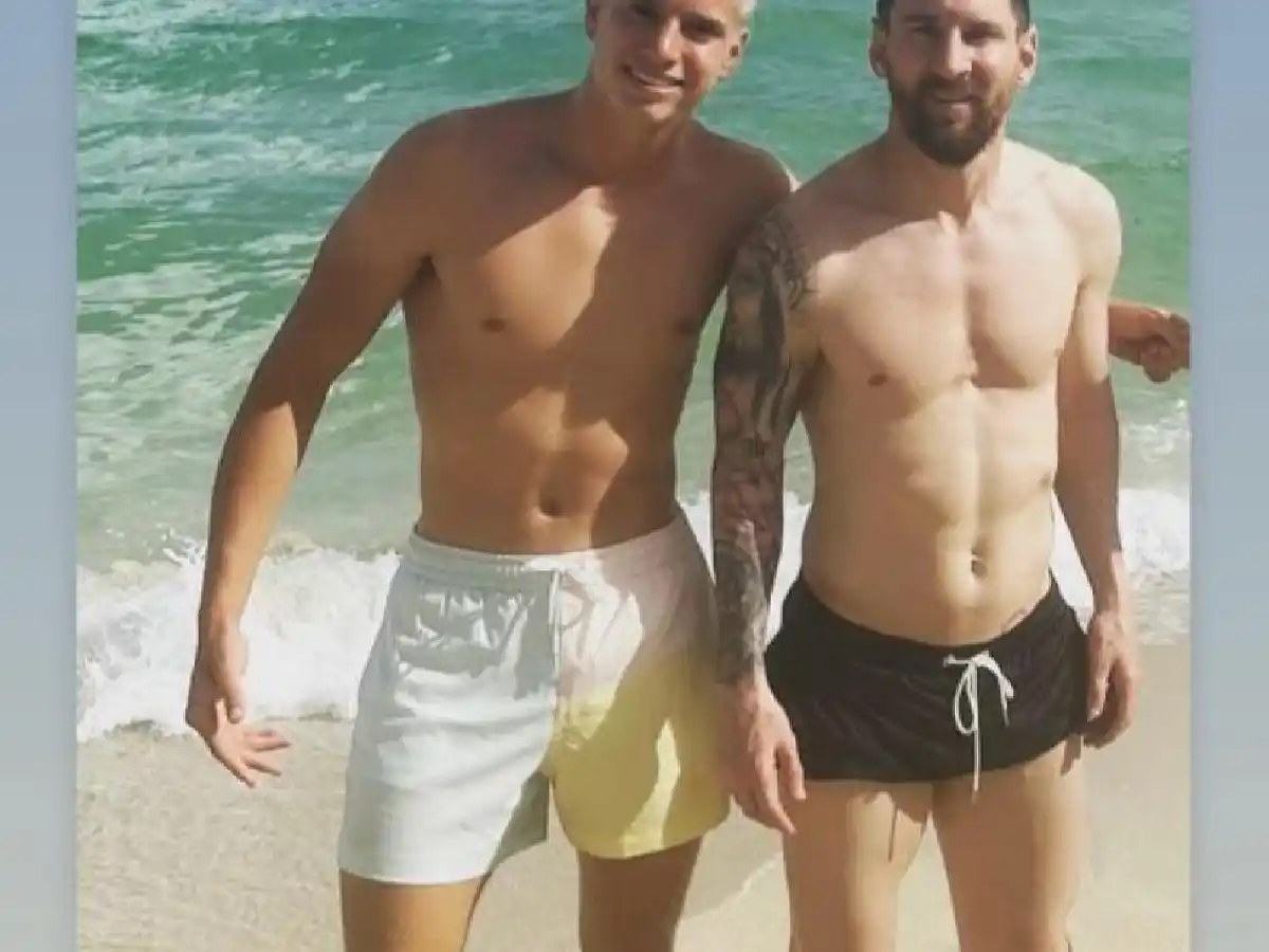 El hijo de una leyenda se cruzó a Messi y reveló su destino de vacaciones