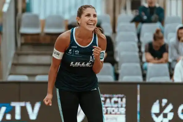 Cecilia Peralta, una de las jugadoras marplatenses más experimentadas.