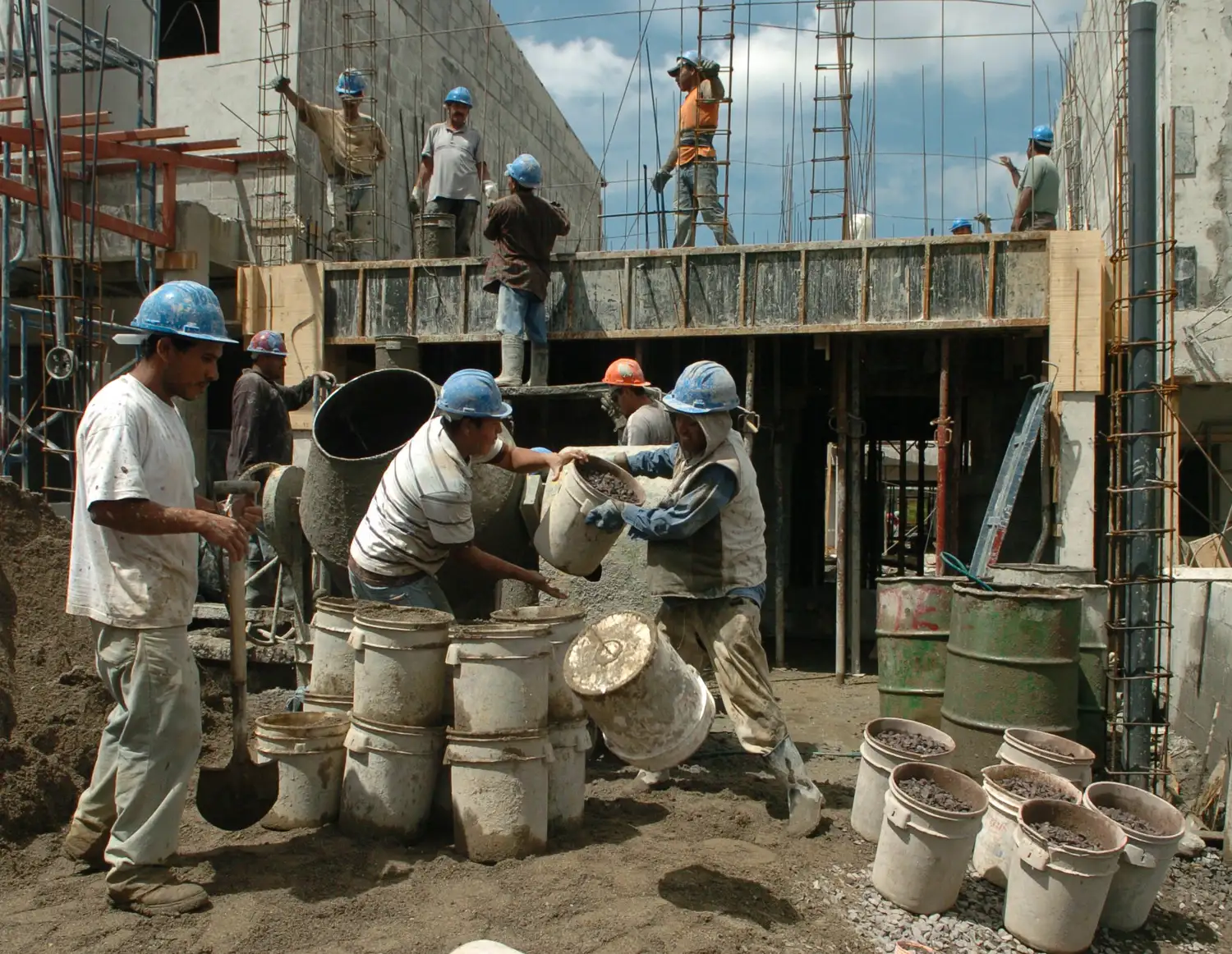 Diagraman acuerdo para el sector de la construcción