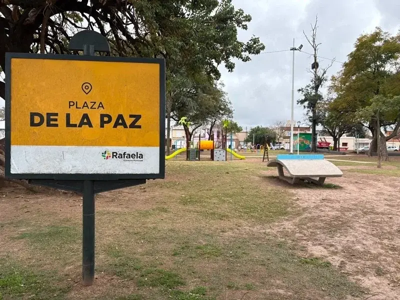 Reinaugurarán la Plaza de la Paz con una jornada de música y actividades en barrio Guillermo Lehmann