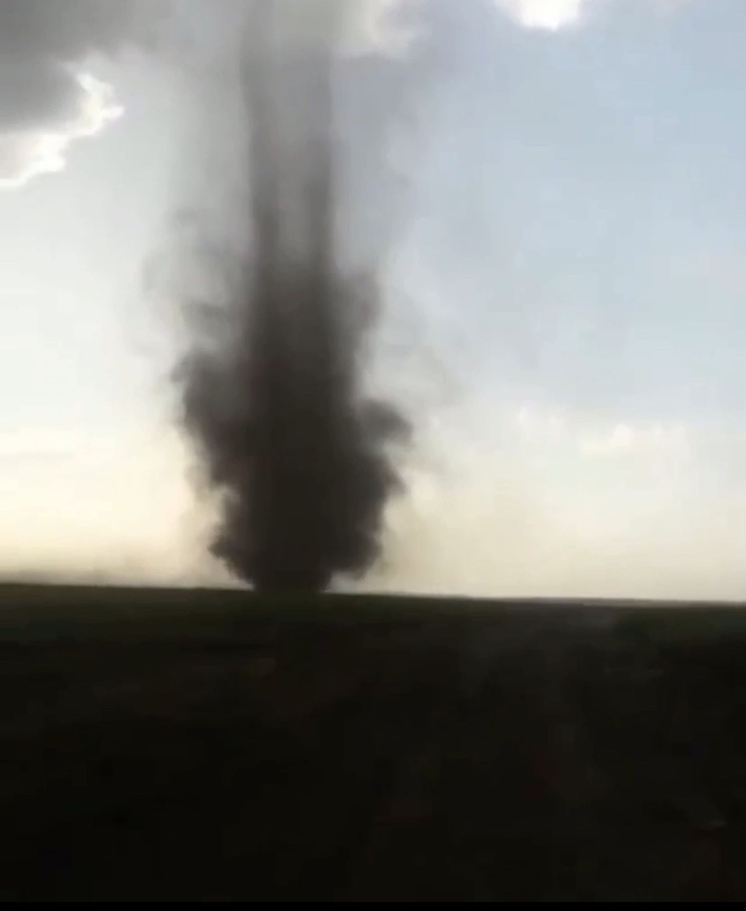 El video de un tornado que pasó por Tandil el viernes