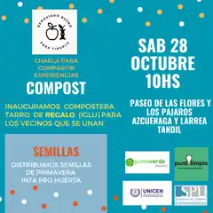Invitan a participar de una charla sobre compostaje