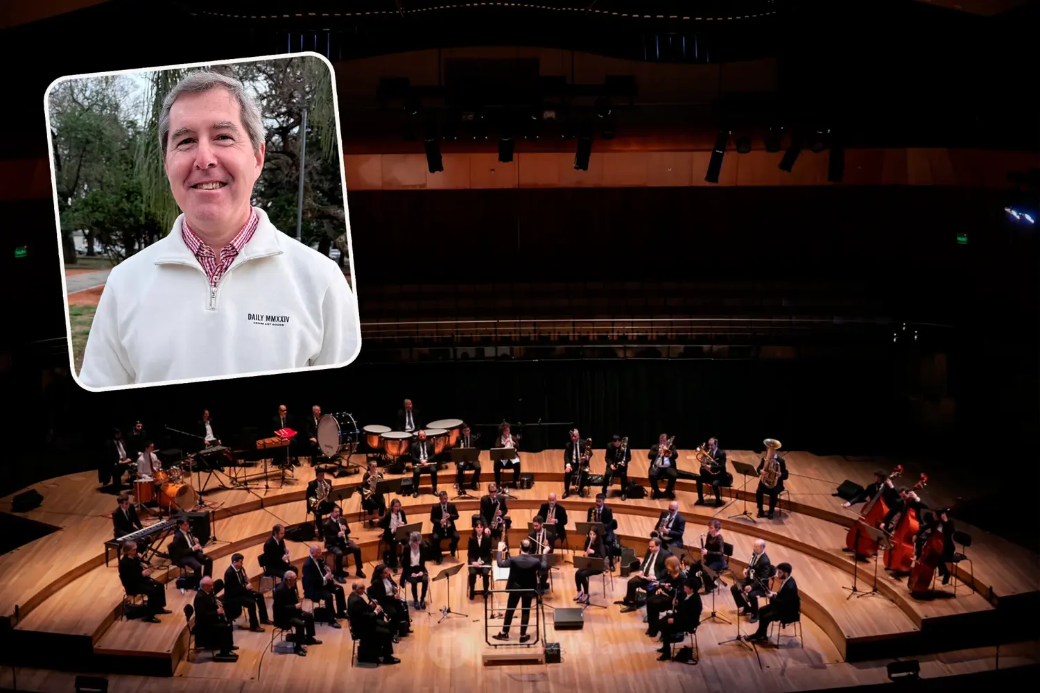 Esteban Fernandez, director de la Banda Municipal de Rafaela | Esteban Fernández dirigirá la Banda Sinfónica Nacional de Ciegos