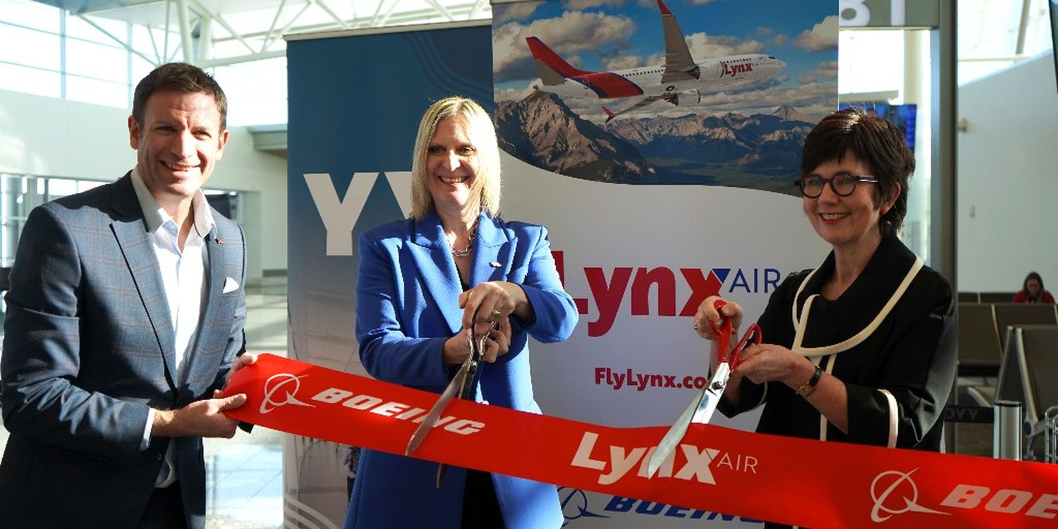 Lynx Air began flights between Calgary and Las Vegas