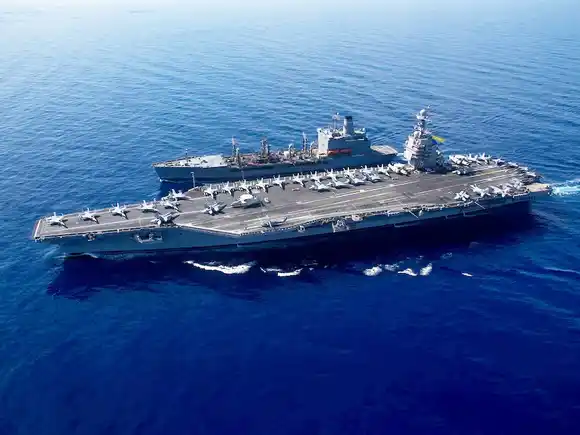 Estados Unidos desplegó su mayor portaaviones en el Caribe en medio de la tensión con el régimen de Maduro en Venezuela