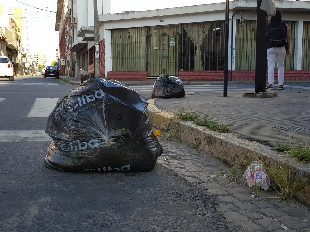 En algunos barrios de la ciudad no hubo recolección de basura