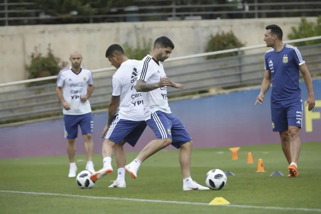 La selección cumplió otro día de trabajo en España