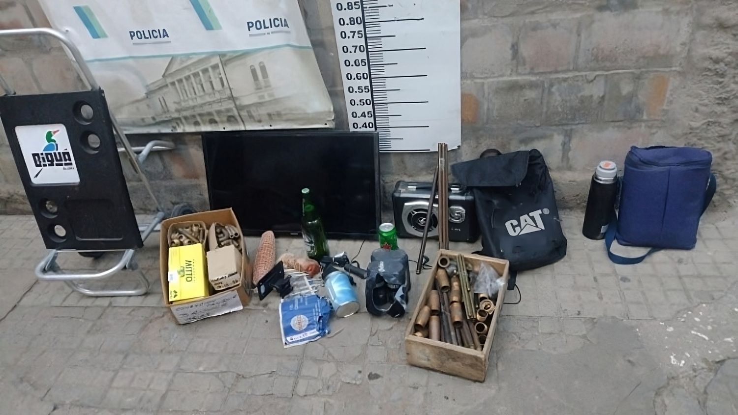 Detenido tras robar elementos de una cochera