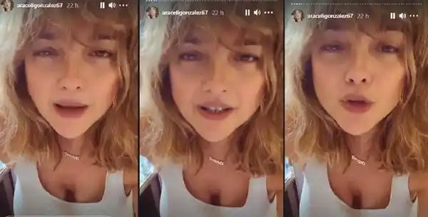  Araceli González se descargo ante comentarios en las redes