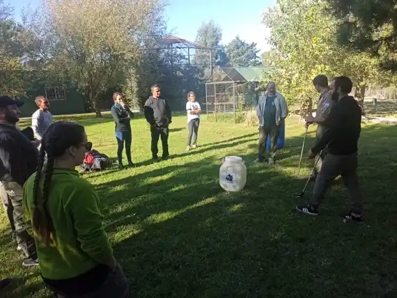 Se lleva a cabo un curso de Manejo y Bioseguridad en fauna silvestre en Granja Los Pibes