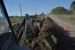 Trabajos en la red de agua potable