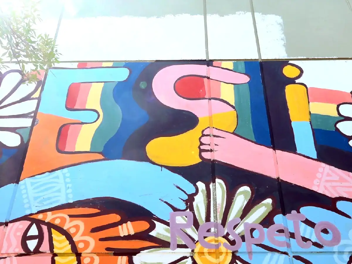 De ESI sí se habla: un mural para una ley revolucionaria  