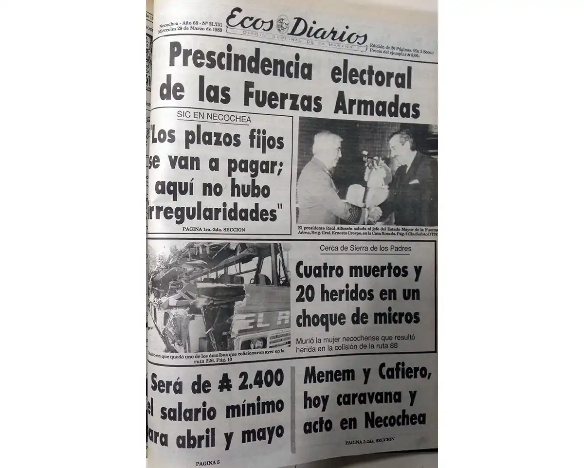 Jueves 29 de marzo de 1989