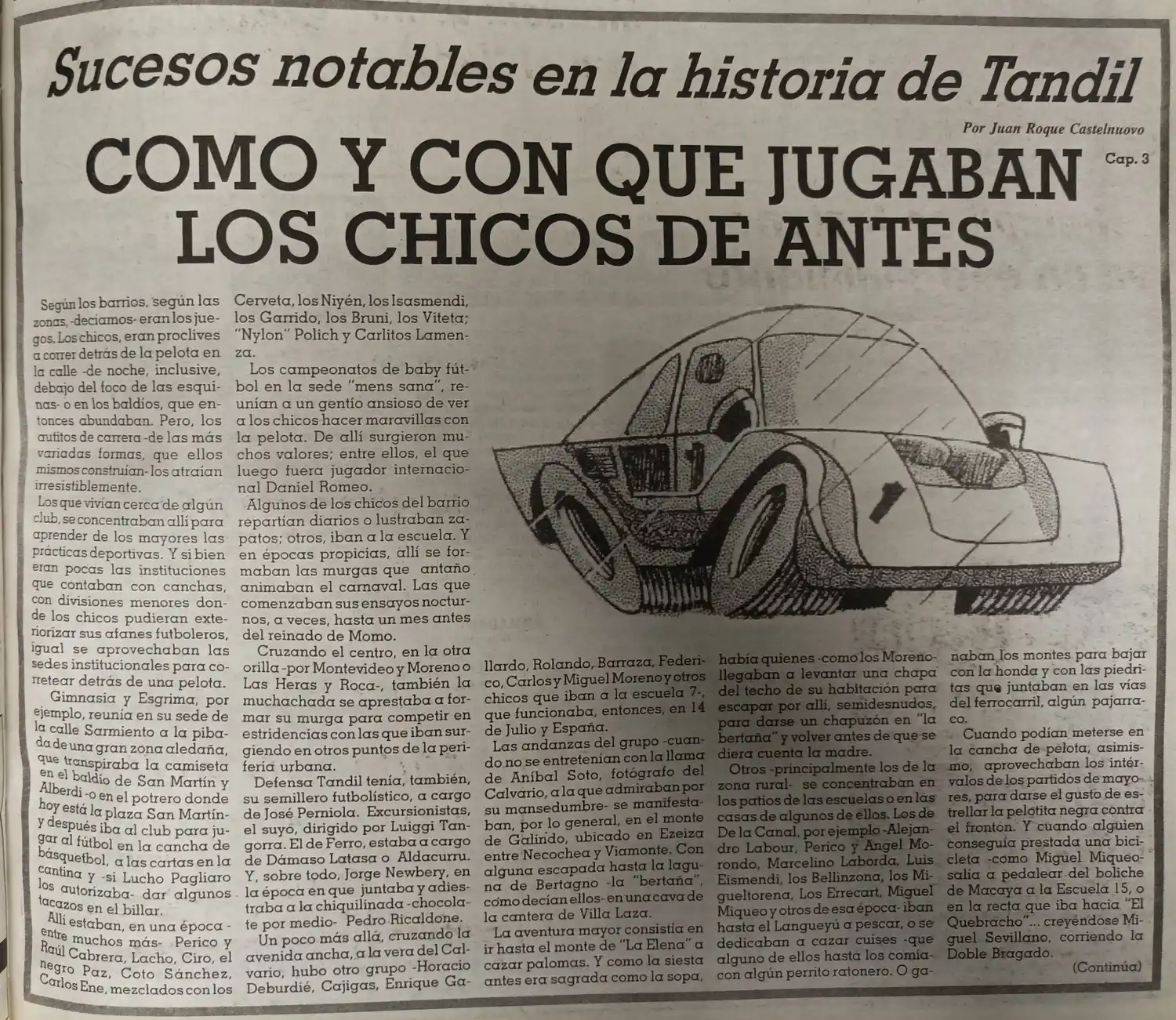 ¿Cómo y con qué jugaban los chicos de antes? - Cap. 3