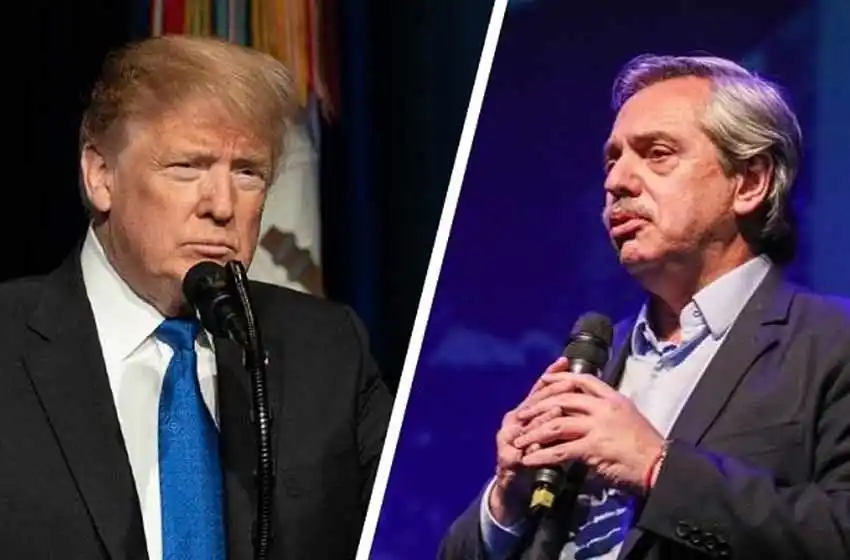 Donald Trump llamó a Alberto Fernández y lo felicitó por la victoria electoral