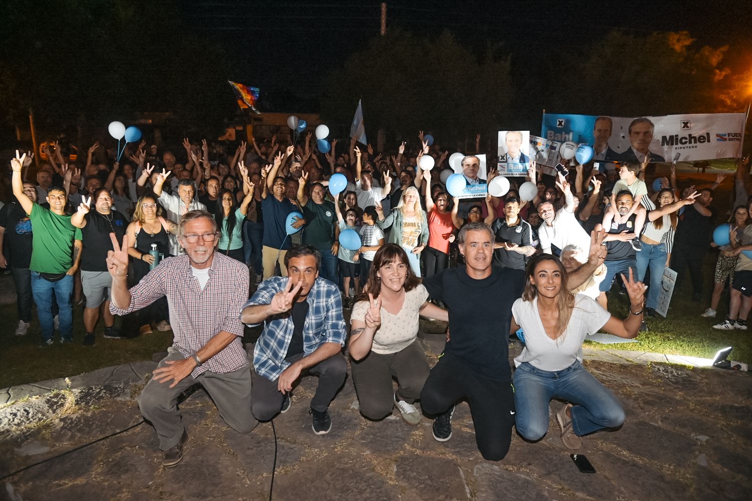 Michel, Bahillo y Piaggio cerraron la campaña de Fuerza Entre Ríos en Gualeguaychú