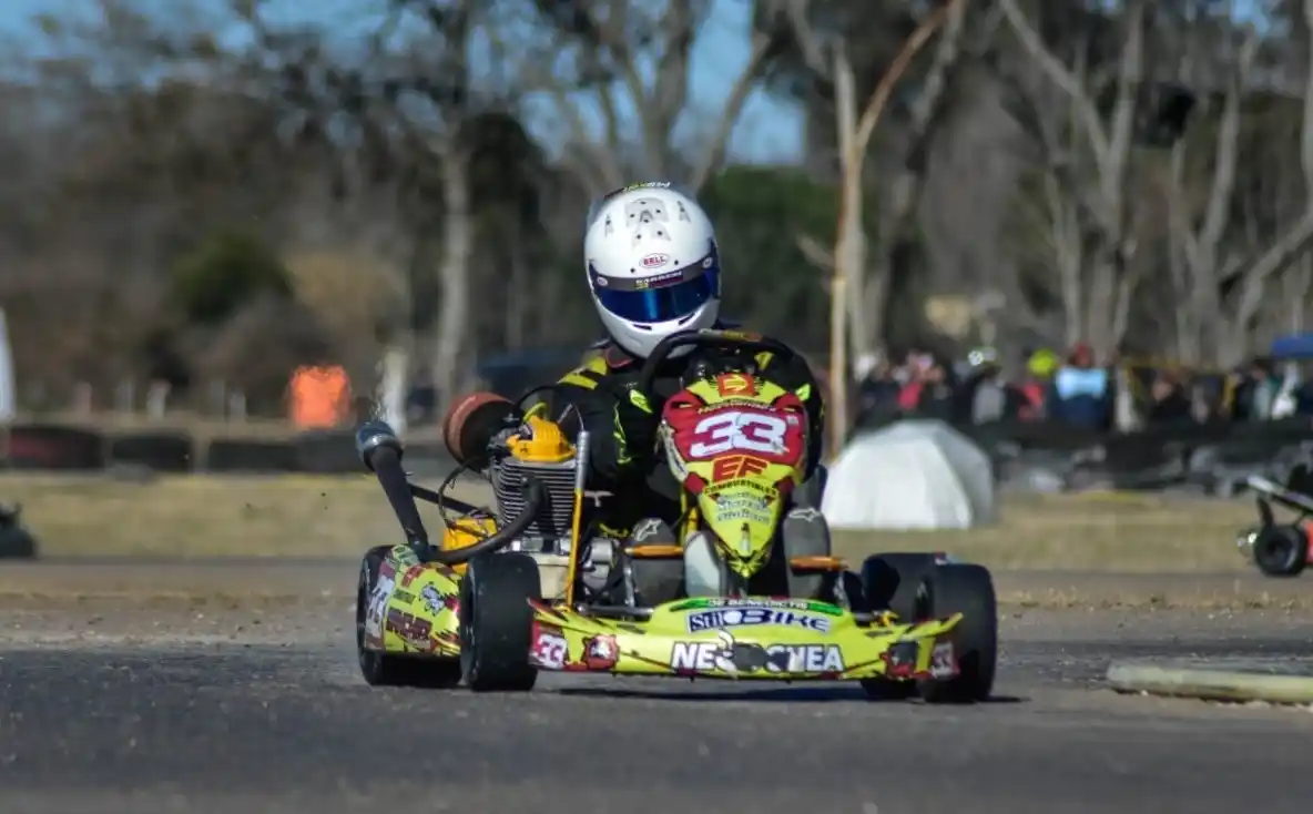 Juan Martín Hernández completó una gran carrera en Laprida