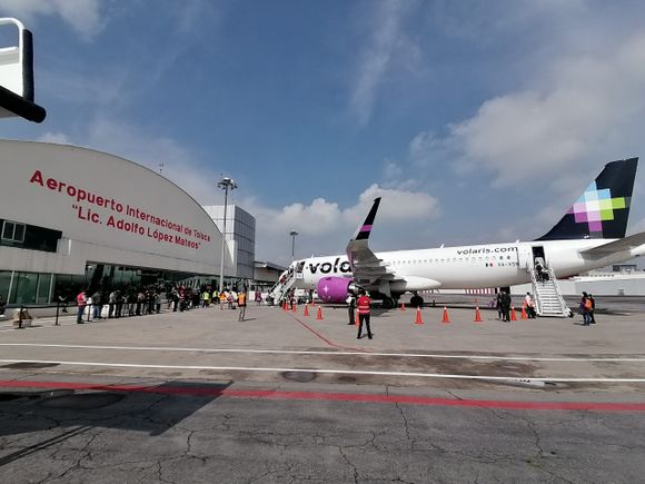 Volaris retomó sus vuelos desde Toluca a seis destinos