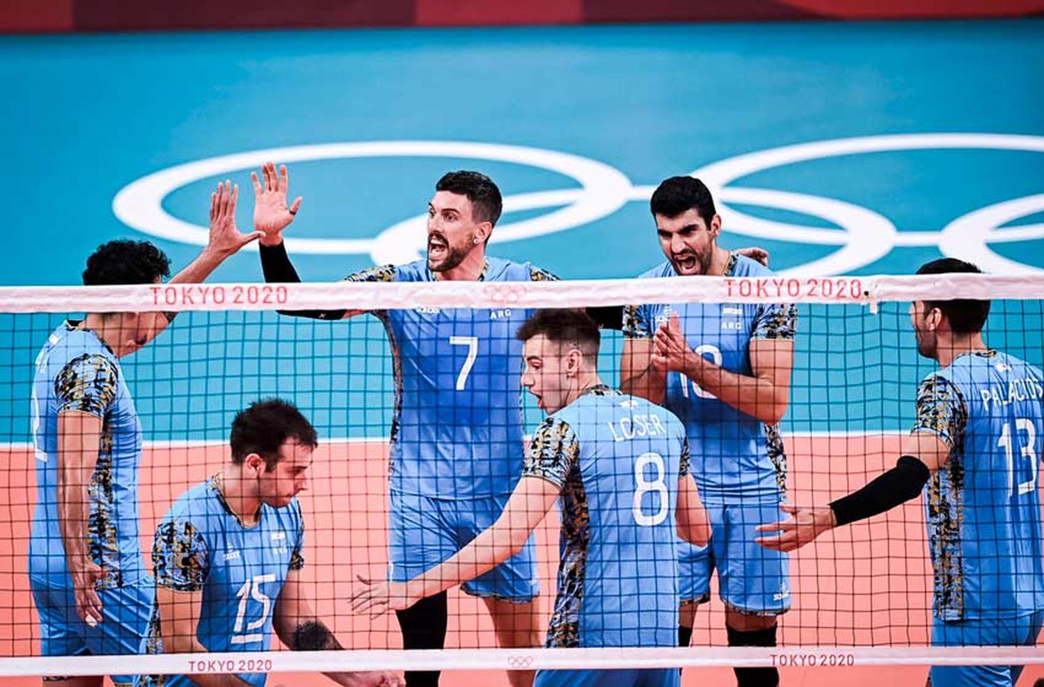 Voley: Argentina dio vuelta el partido y venció a Túnez en cinco sets