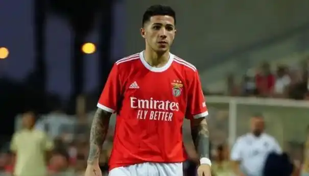 Enzo Fernández será sancionado por Benfica