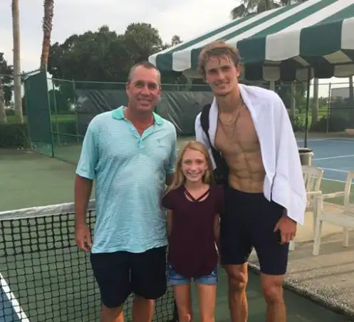 Zverev, con Ivan Lendl