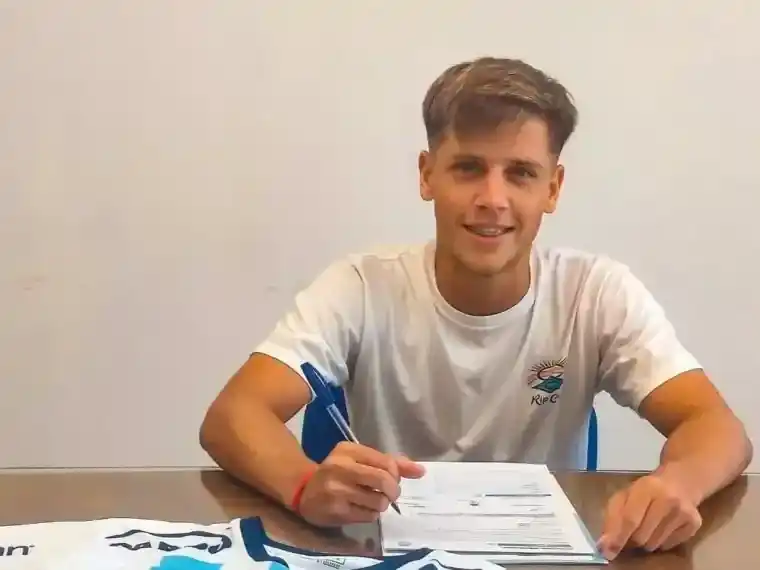 Luciani jugará a préstamo en Tacuarembó.Foto:Prensa AR.