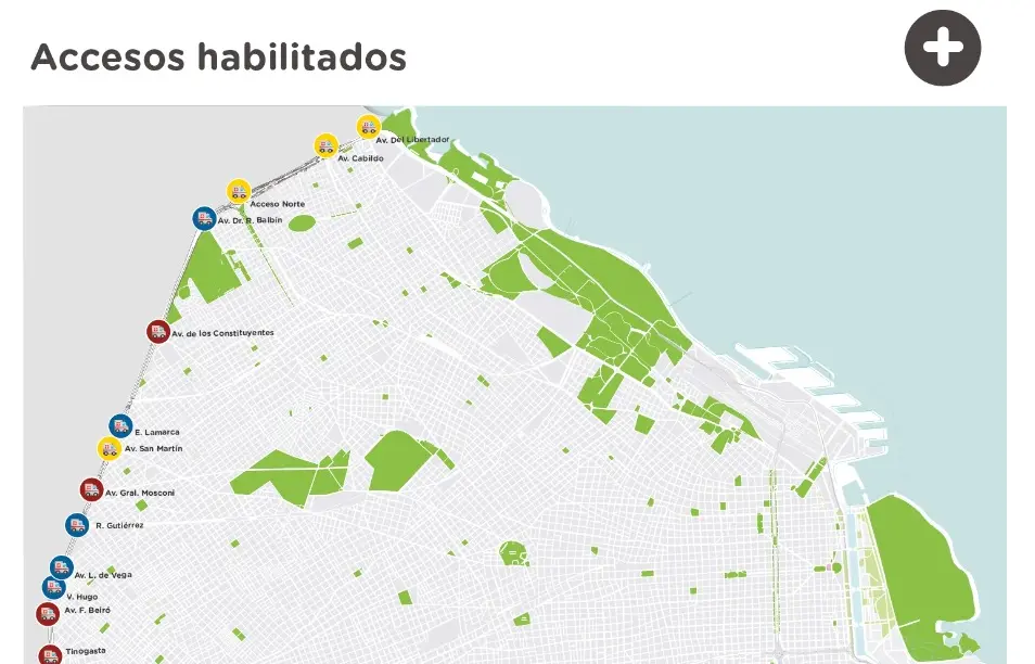 Anuncian modificaciones en el esquema de accesos a la Ciudad de Buenos Aires para agilizar el tránsito