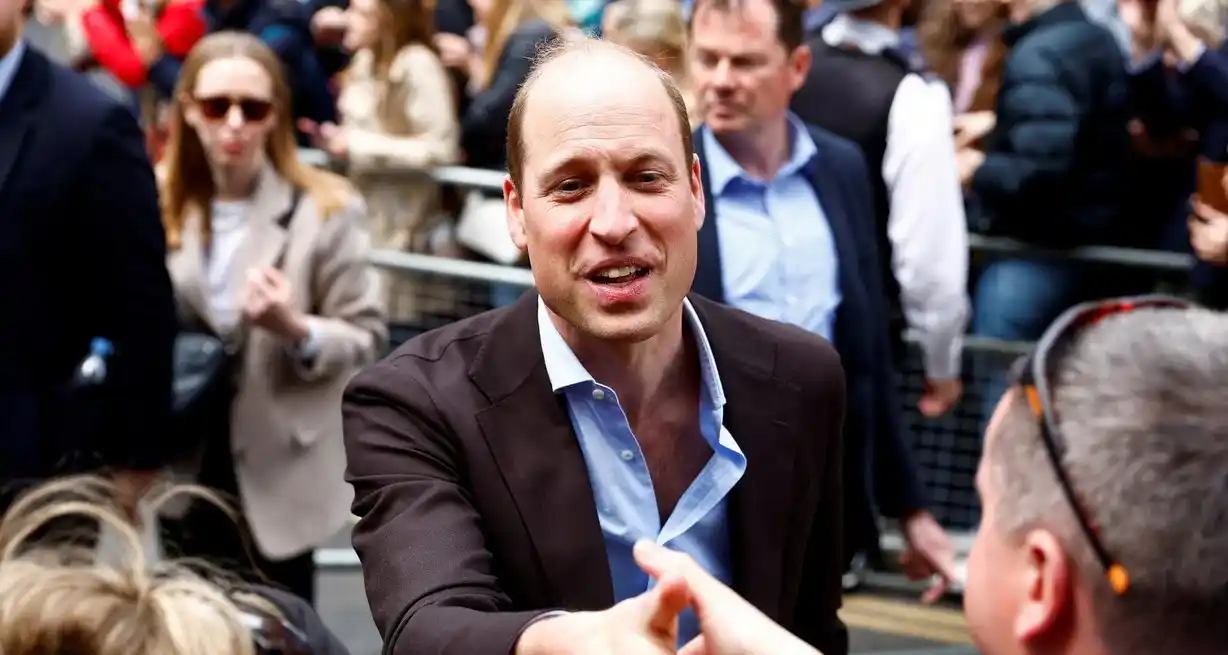 El príncipe Guillermo de Gales, considerado por Google uno de los calvos más atractivos del mundo en 2021. Foto: Reuters