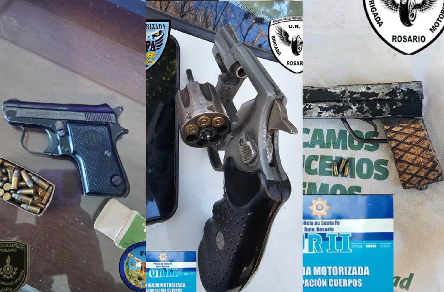 Personal policial secuestró armas de fuego en distintas zonas de la ciudad: hubo un detenido por violencia de género