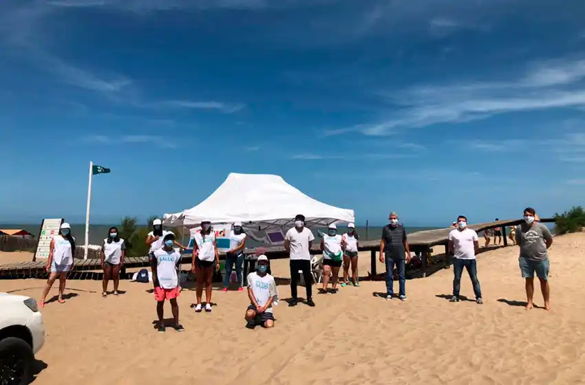 Bianco recorrió las postas sanitarias de Villa Gesell